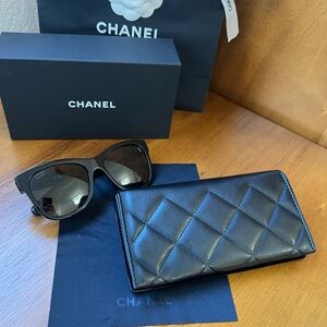 Chanel Square Sunglasses Black Ref.5380 C501S8